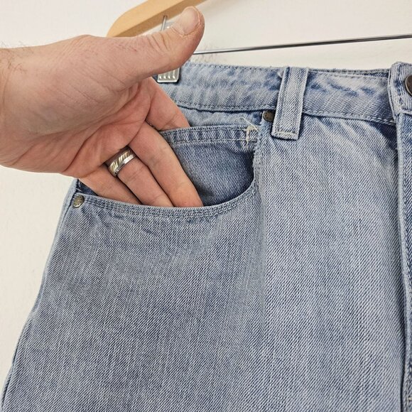 Ninth Hall Ambush Y2K Light Blue Wash Jeans Dragon Baggy Wide Leg Skater 30βX27β - Picture 9 of 16